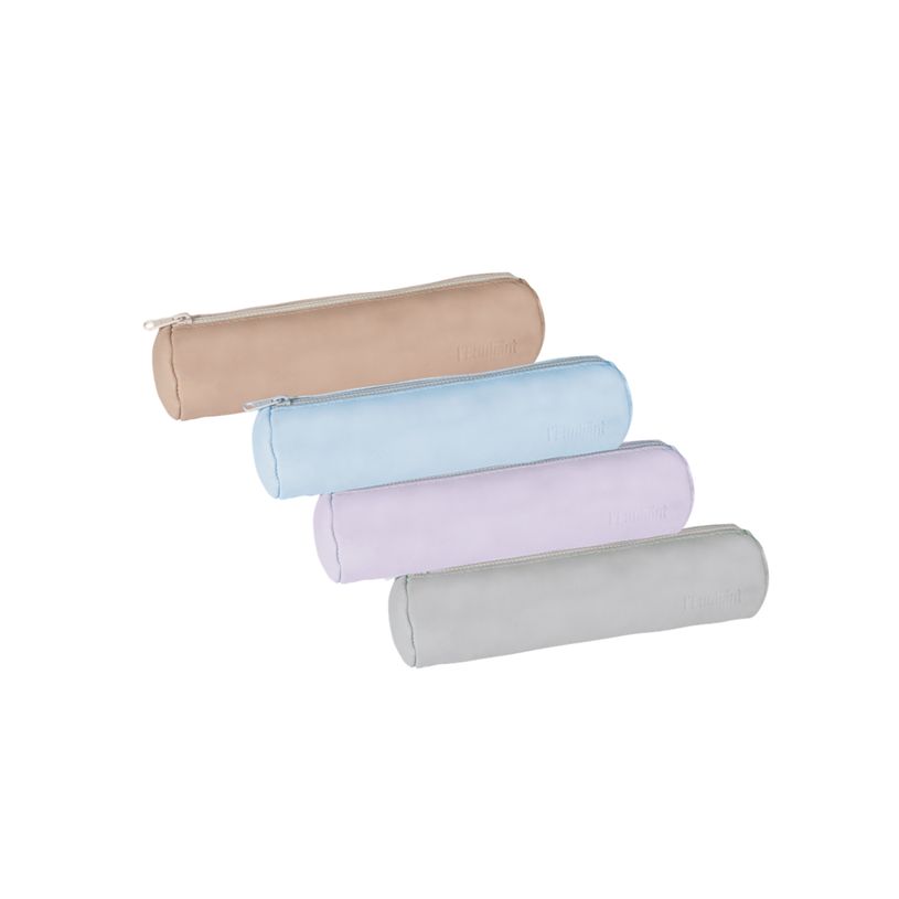 3045050393839-Trousse ronde cuir L'Étudiant - 1 compartiment - différents coloris pastels disponibles --P_79435628_1-0