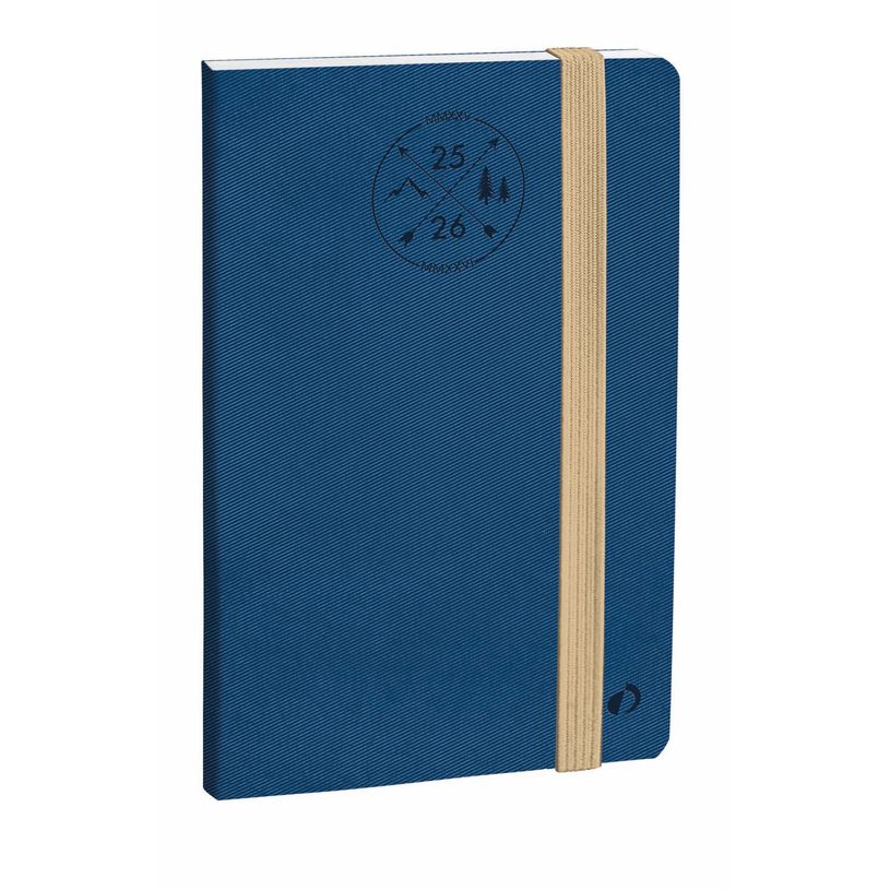 3371010426218-Agenda à élastique Everest Affaires 16 mois - 1 semaine par page - 10 x 15 cm - bleu deni-P_79436091_2-0