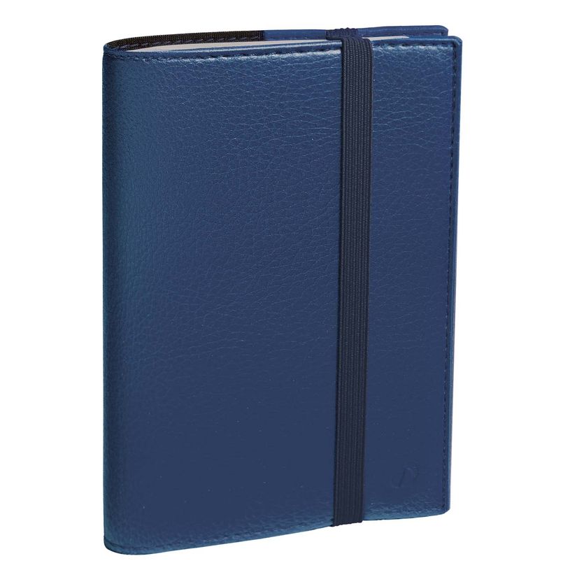 3371010426607-Agenda spiralé à élastique Time & Life XLarge - 1 semaine sur 2 pages - 21 x 27 cm - bleu métal - Q--0