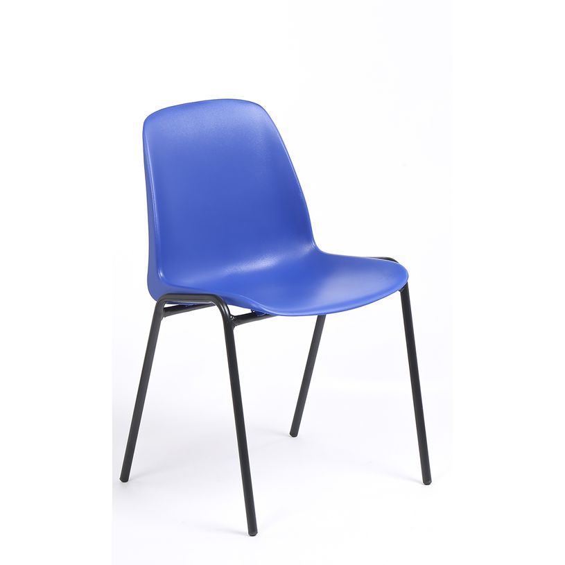 3701338800351-Chaise CHARLOTTE - pieds noirs sans accroche - coque M1 (non feu) - bleu-P_79438544_1-0