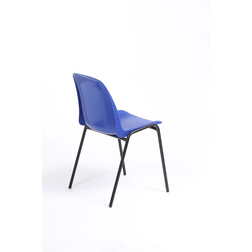 3701338800351-Chaise CHARLOTTE - pieds noirs sans accroche - coque M1 (non feu) - bleu-P_79438544_4-3