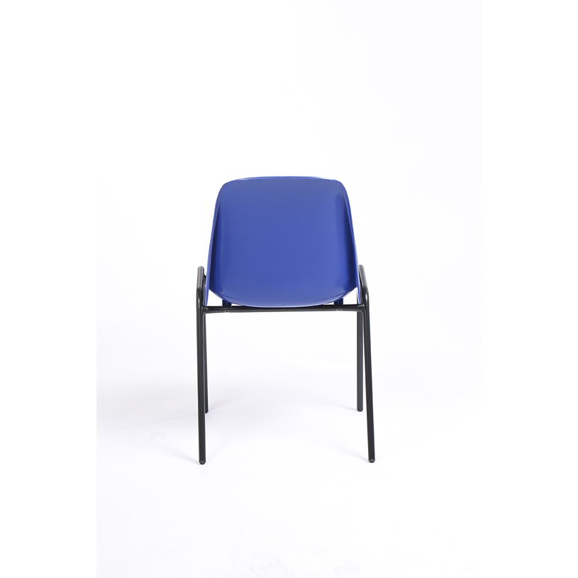 3701338800351-Chaise CHARLOTTE - pieds noirs sans accroche - coque M1 (non feu) - bleu-P_79438544_5-4