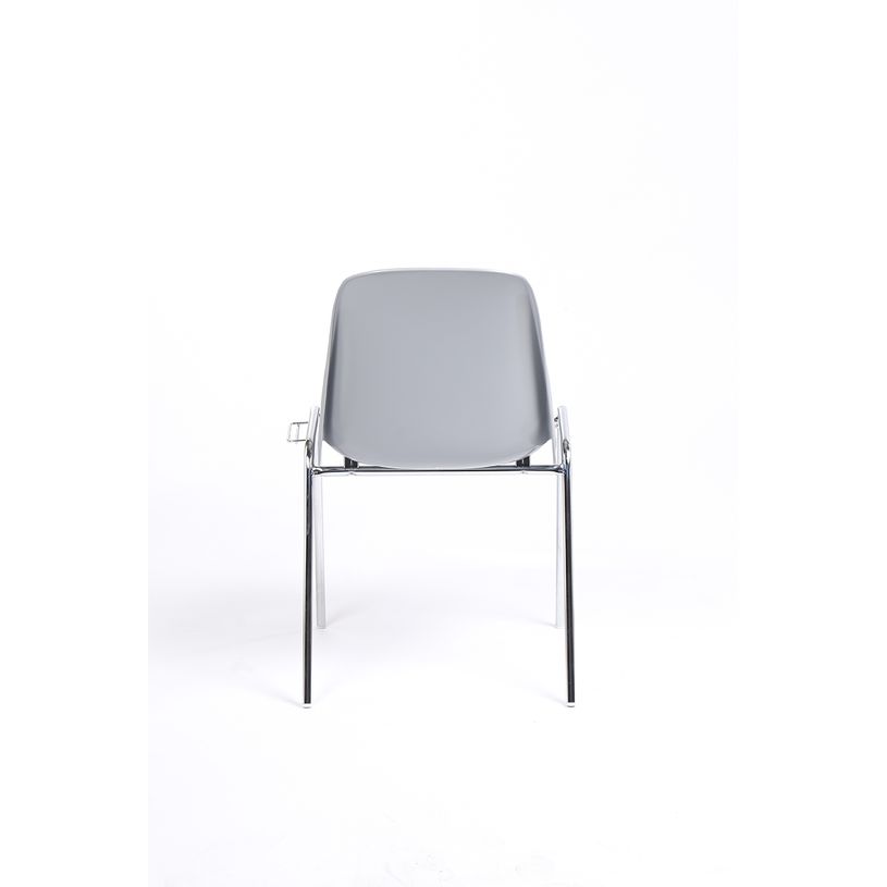 3701338800412-Chaise CHARLOTTE - pieds chromés avec accroches - gris clair-P_79438550_5-4