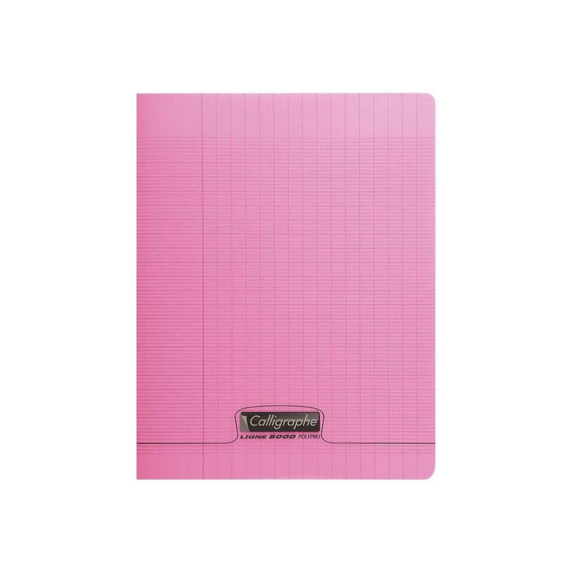 3210330181318-Calligraphe 8000 - Cahier polypro A4 (21x29,7 cm) - 96 pages - grands carreaux (Seyes) - ro-P_79438577_1-0