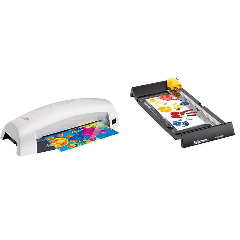 0043859639946-FELLOWES pack plastifieuse Lunar A4 + rogneuse Neutrino A5-P_79438840_4-3