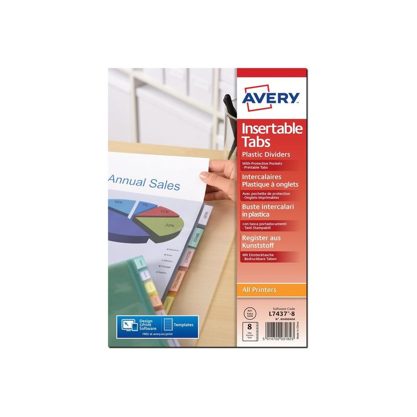 5014702031823-Avery - Pochette intercalaire 8 positions - A4 Maxi - polypropylène-P_79439738_4-0