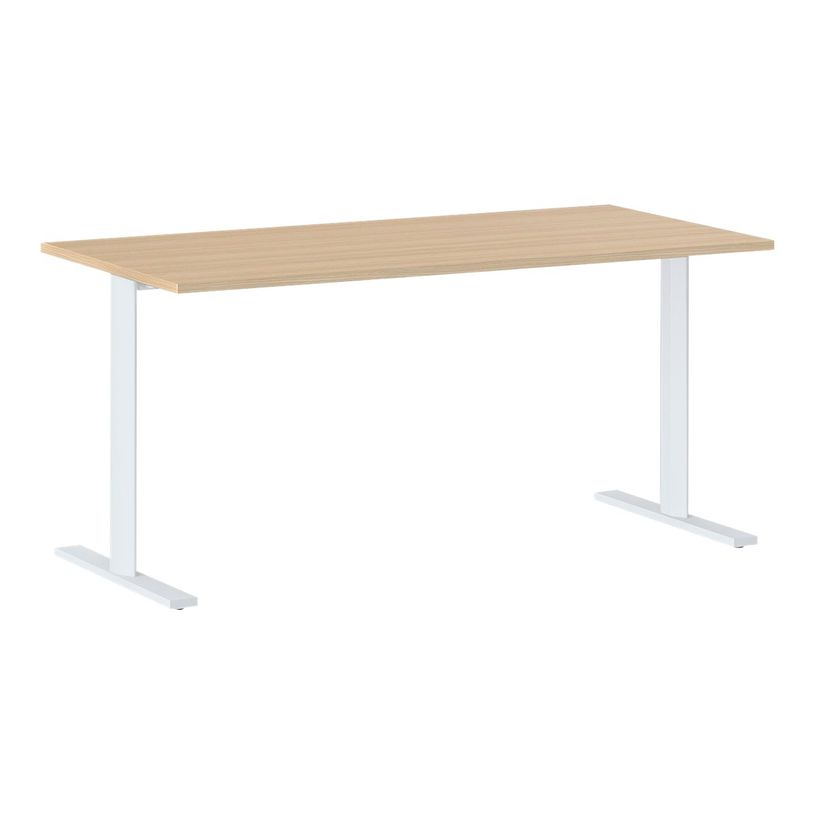 3483600857804-Bureau YES ! - 120 cm - Pieds métal fixes - Chêne-P_79440912_1-0