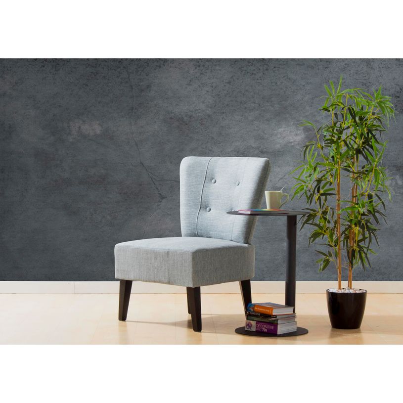 3660141226157-Table ronde d'appoint EASYDESK - diamètre 40 x H57 cm - anthracite-P_79440992_2-1