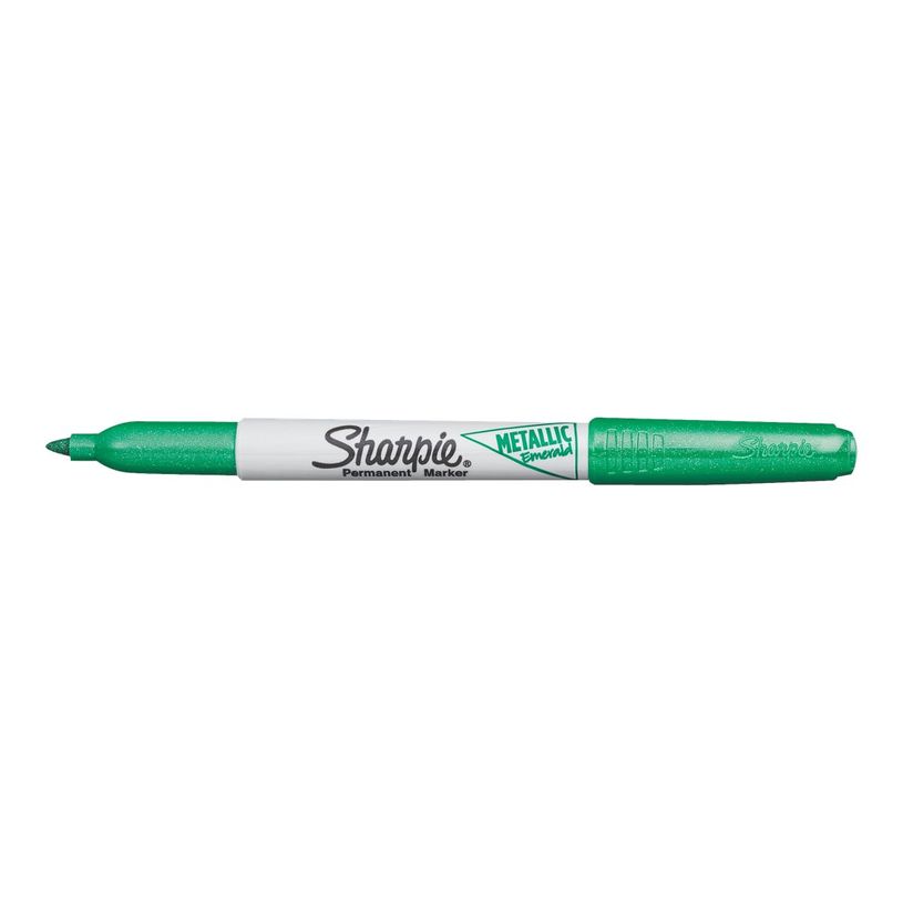 3026980671051-Sharpie Metallic - Marqueur permanent - pointe fine - vert émeraude-P_79442118_1-0