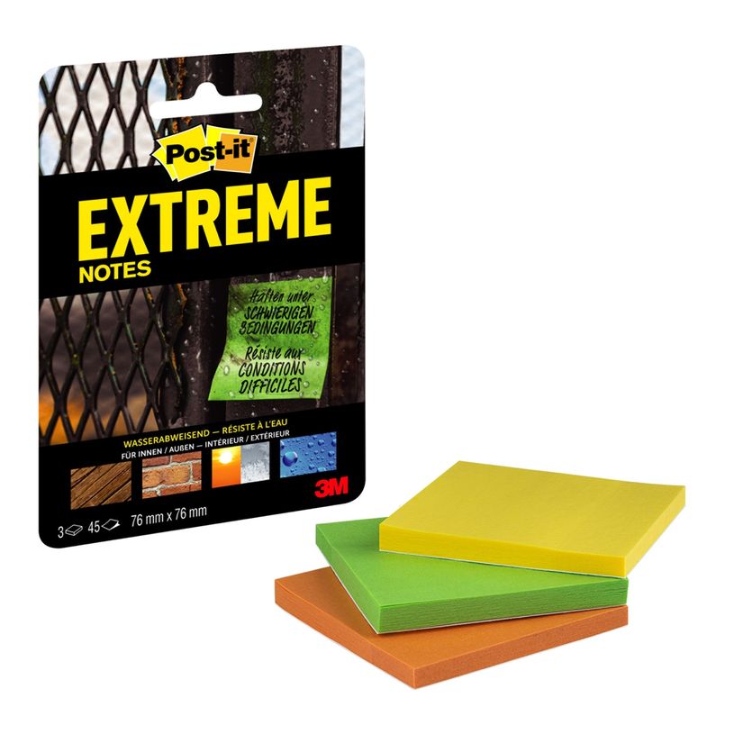 0638060268988-Post-it Extreme - 3 Blocs notes adhésives extérieures - 76 x 76 mm-P_79442744_2-0