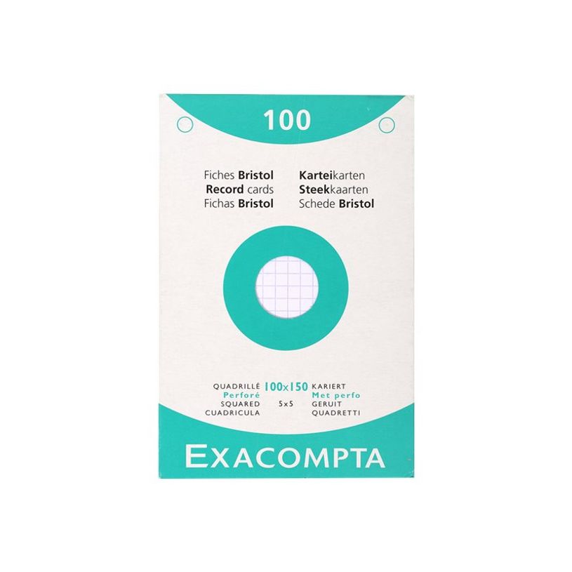 3130630136026-Exacompta - Pack de 100 fiches Bristol quadrillées - 10 x 15 cm - blanc-P_79445506_2-0