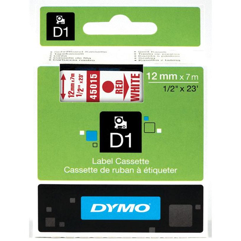 5411313450157-Dymo D1 - Ruban d'étiquettes auto-adhésives - 1 rouleau (12 mm x 7 m) - fond blanc écri-P_999992250_5-0