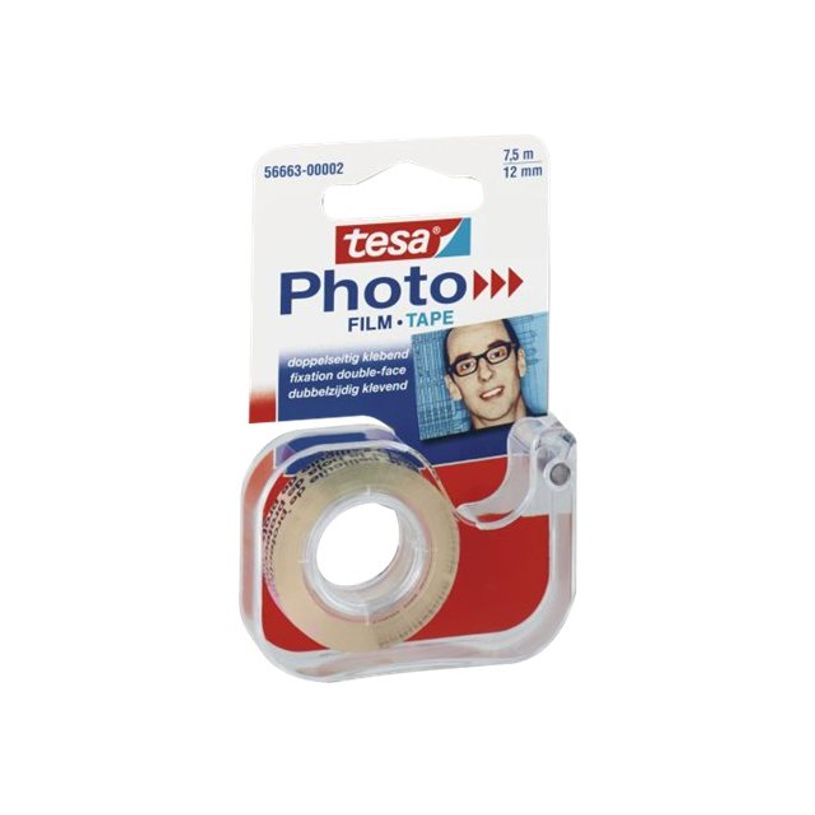 4042448030702-Tesa - Ruban adhésif double face sur dévidoir rechargeable - 12 mm x 7,5 m-P_999993174_2-0