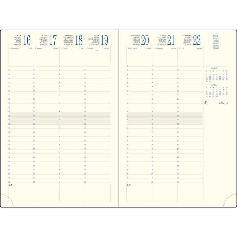 3660942002578-Agenda Barbara Eurotime 24 - 1 semaine sur 2 pages - 16 x 24 cm - disponible dans différen-P_99999350_4-2